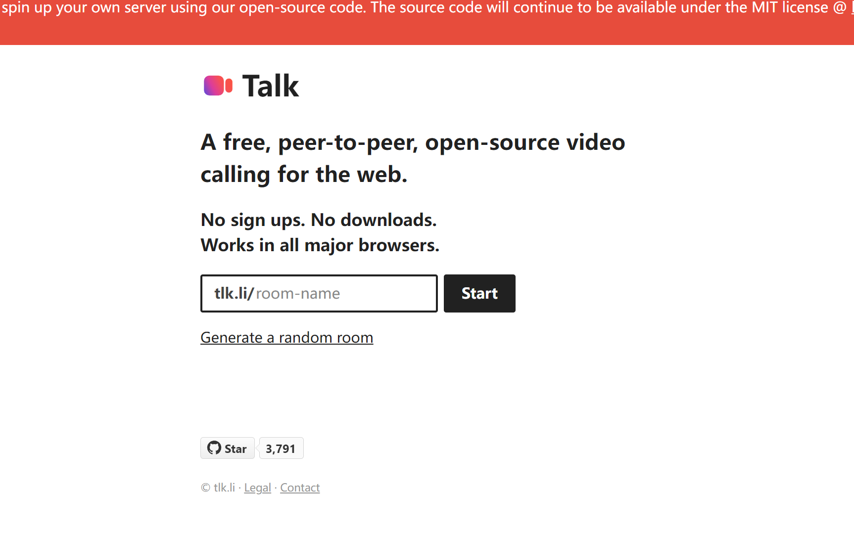 “Talk”：一款开源的网络群组视频通话应用插图